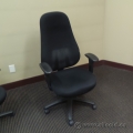 Black High Back Task Chair with Adjustable Arms